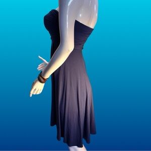 Tommy Bahama Elegant Navy Blue Strapless Dress Size S/P
